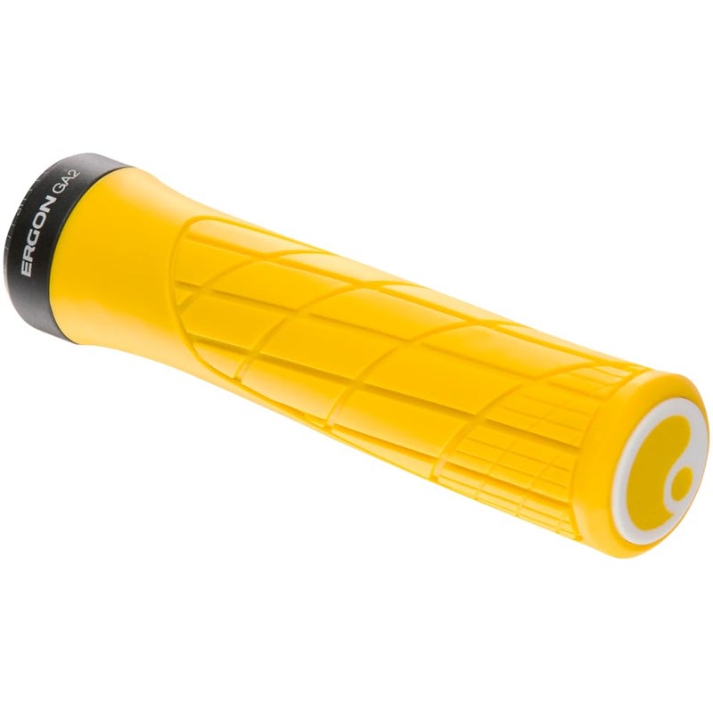 Ergon GA2 MTB All-Mountain Bike Grips â€“ Ergonomic, Adjustable, Soft German Rubber for Trail, XC, Freeride & Bikepacking, Juicy Orange - Image 4